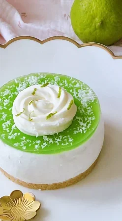 Entremet coco et citron vert