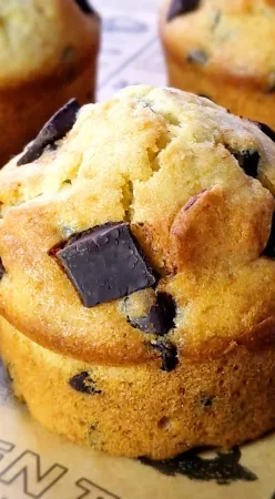 Muffins aux pépites de chocolat