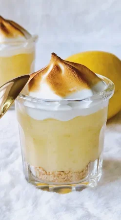 Verrines au citron meringué
