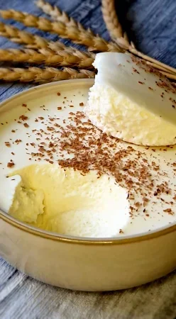 Mousse au chocolat blanc