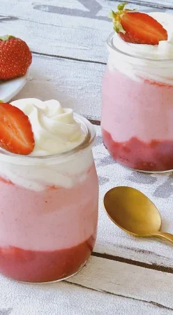 Liégeois à la fraise