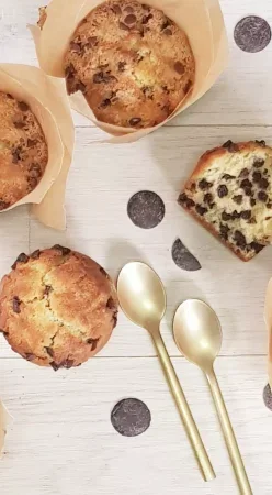Muffins aux pépites de chocolat