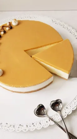 Bavarois poire et caramel