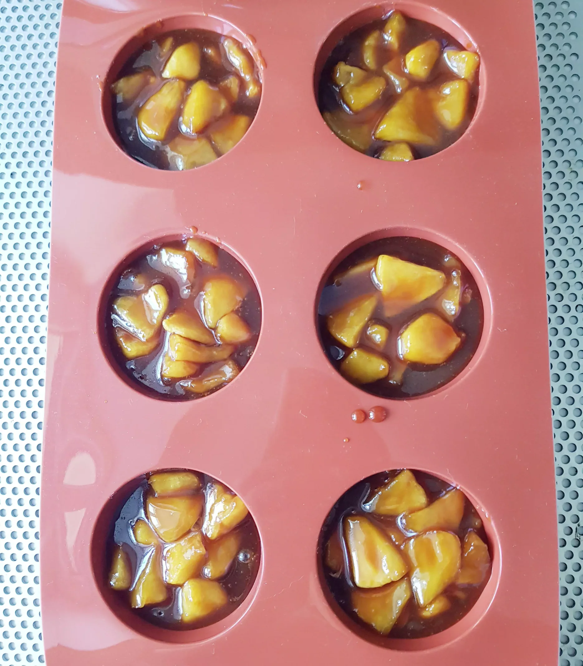 Insert pommes caramélisées